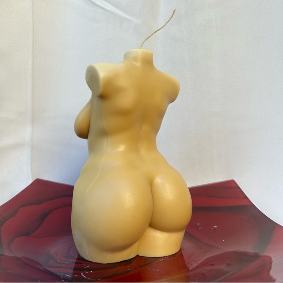 Extra large plus-size goddess candle SET (one massive one medium) - Picture 7 of 14